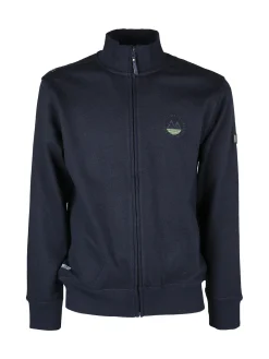 Be Board Felpa da uomo a nido d'ape con zip