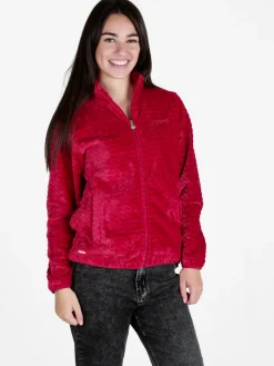 Be Board Felpa donna con zip in ecopelliccia