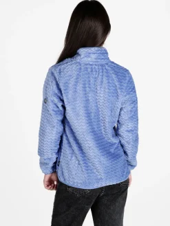 Be Board Felpa donna con zip in ecopelliccia