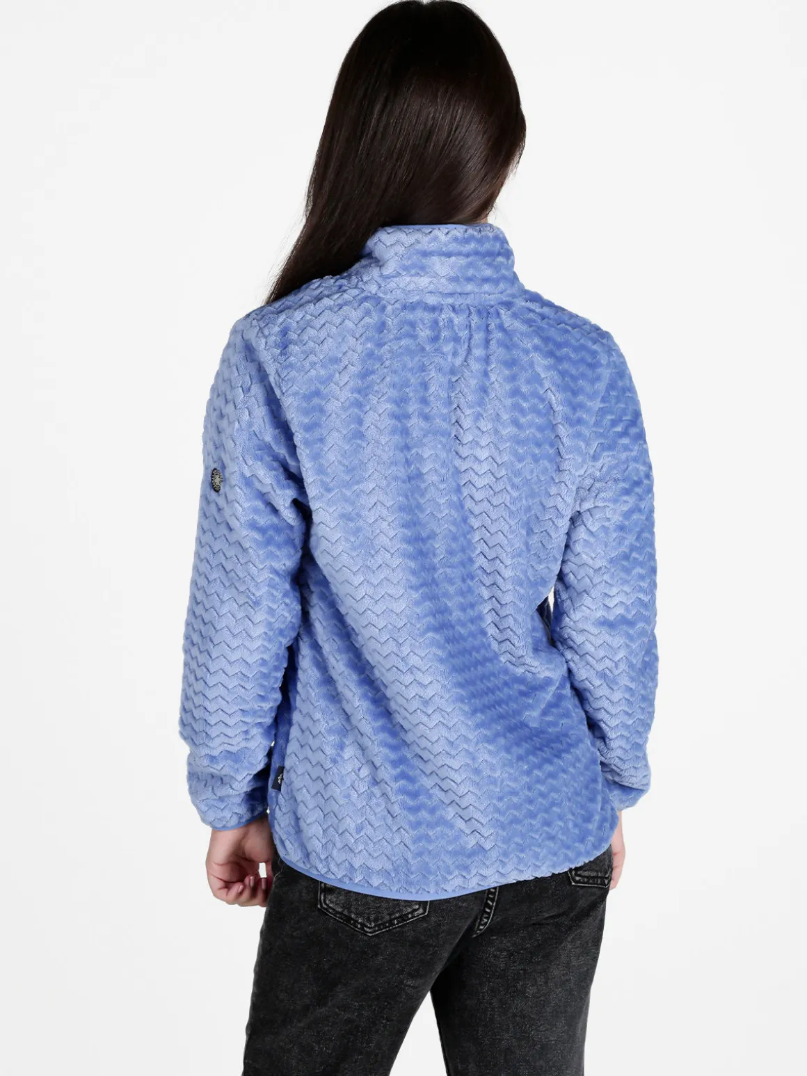 Be Board Felpa donna con zip in ecopelliccia