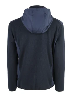 Be Board Felpa invernale da uomo con cappuccio e zip - blu scuro