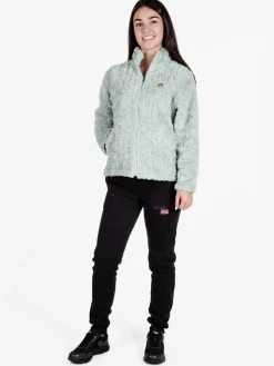 Be Board Giacca donna sportiva in ecopelo con zip