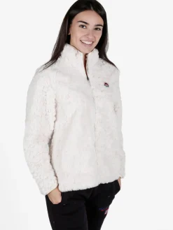 Be Board Giacca donna sportiva in ecopelo con zip