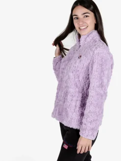 Be Board Giacca donna sportiva in ecopelo con zip