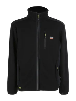 Be Board Giacca sportiva da uomo a collo alto con zip - nero
