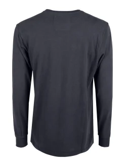 Be Board Maglia girocollo da uomo in cotone - blu scuro