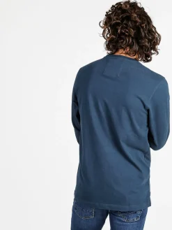 Be Board Maglia girocollo da uomo in cotone - ottanio