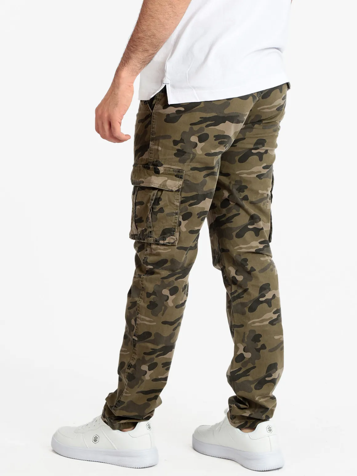 Be Board Pantaloni mimetici cargo da uomo