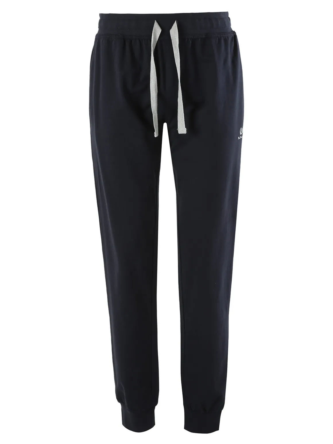 Be Board Pantaloni sportivi da uomo con coulisse e polsini - blu scuro