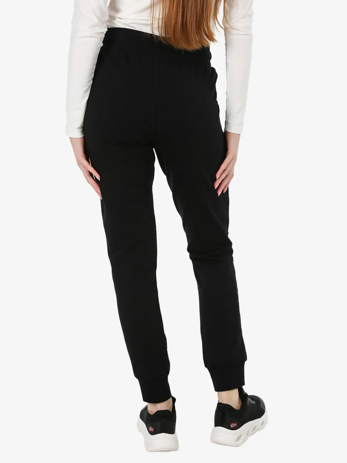 Be Board Pantaloni tuta donna con polsini - nero