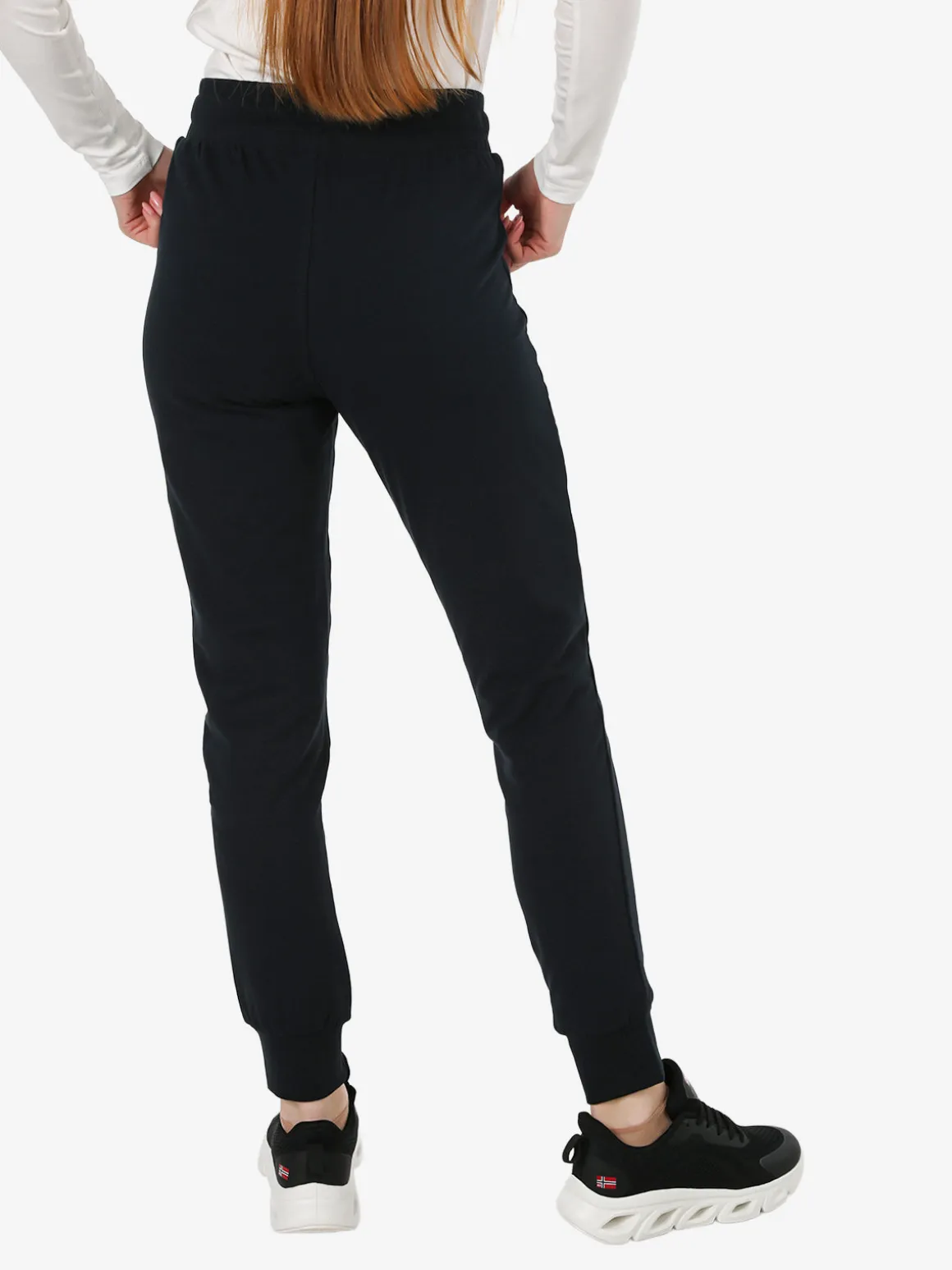 Be Board Pantaloni tuta donna con polsini - blu scuro