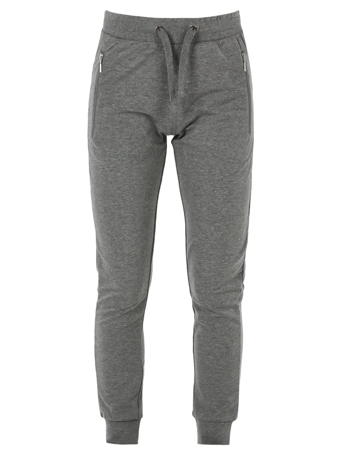 Be Board Pantaloni tuta donna con polsini - grigio scuro