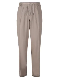 Be Board Pantaloni uomo in misto lino con coulisse