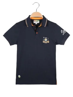 Be Board Polo da bambino a manica corta con scritta