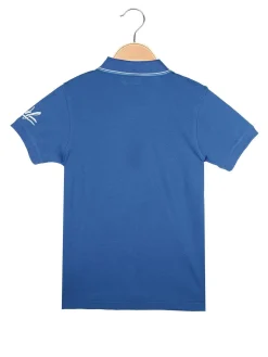 Be Board Polo da bambino a manica corta con scritta