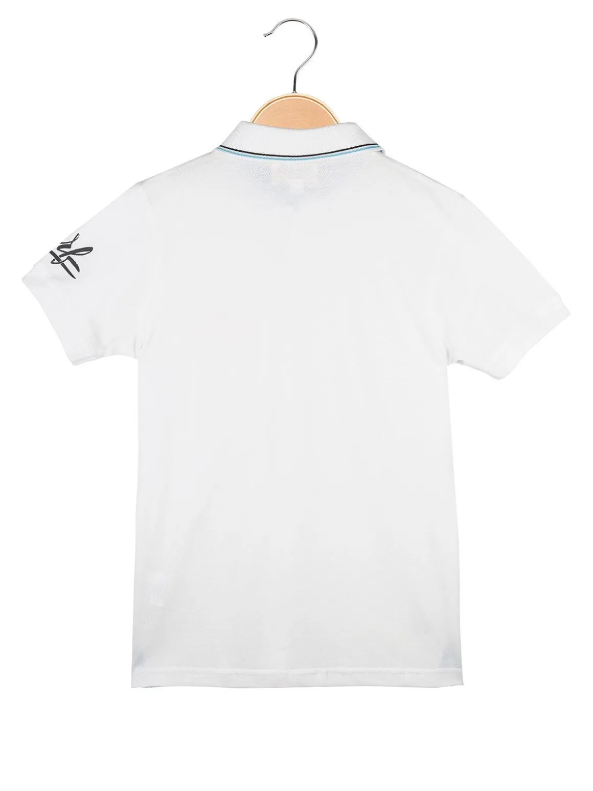 Be Board Polo da bambino a manica corta con scritta