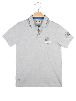 Be Board Polo da bambino a manica corta con scritta