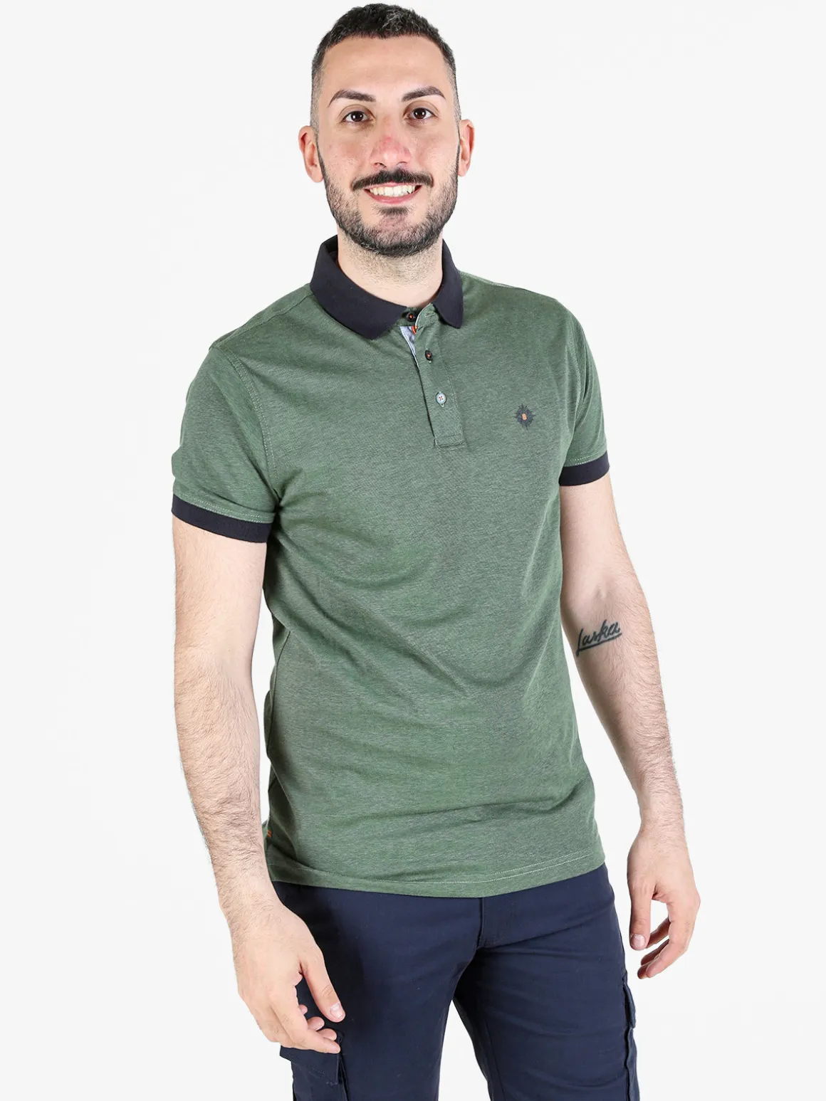 Be Board Polo da uomo a maniche corte