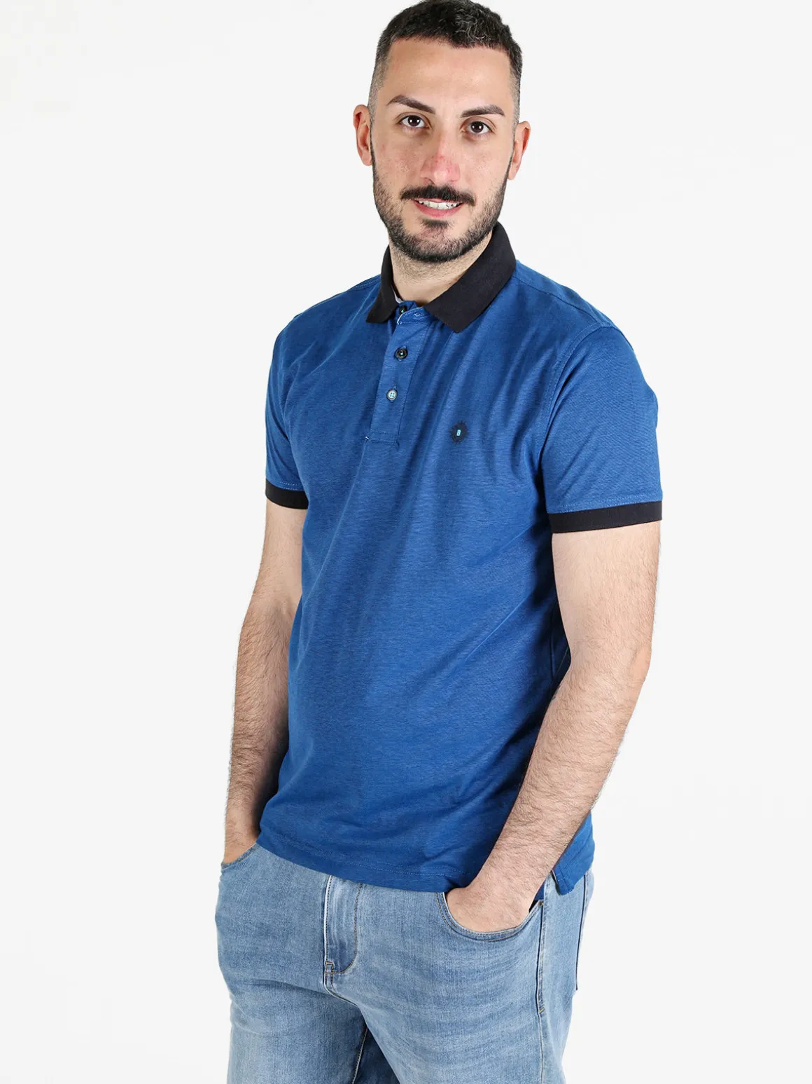 Be Board Polo da uomo a maniche corte