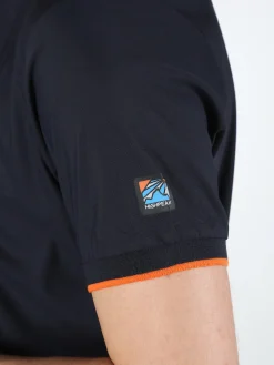 Be Board Polo da uomo a maniche corte in tessuto tecnico piquet