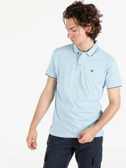 Be Board Polo uomo a maniche corte effetto rigato