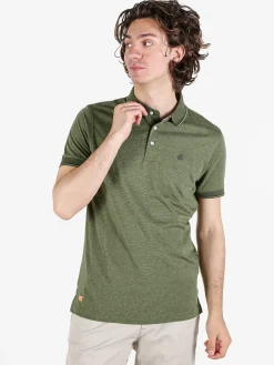 Be Board Polo uomo a maniche corte effetto rigato