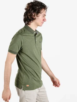 Be Board Polo uomo a maniche corte effetto rigato