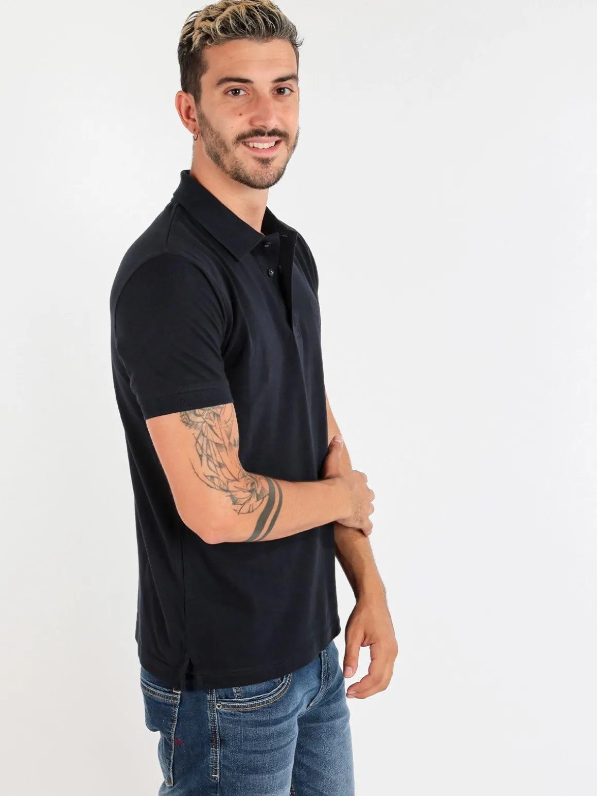 Be Board Polo uomo in cotone manica corta