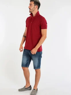Be Board Polo uomo in cotone manica corta