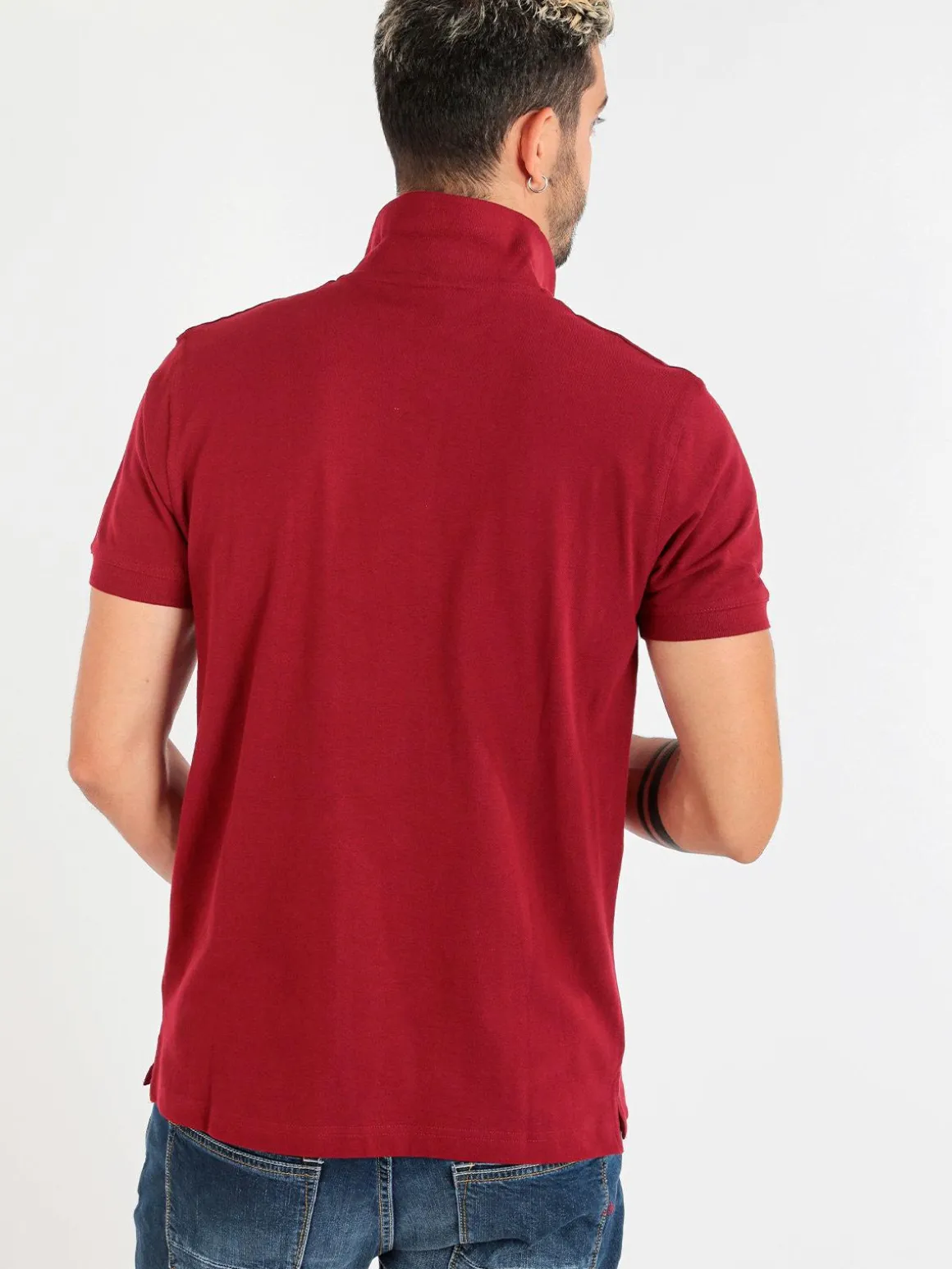 Be Board Polo uomo in cotone manica corta