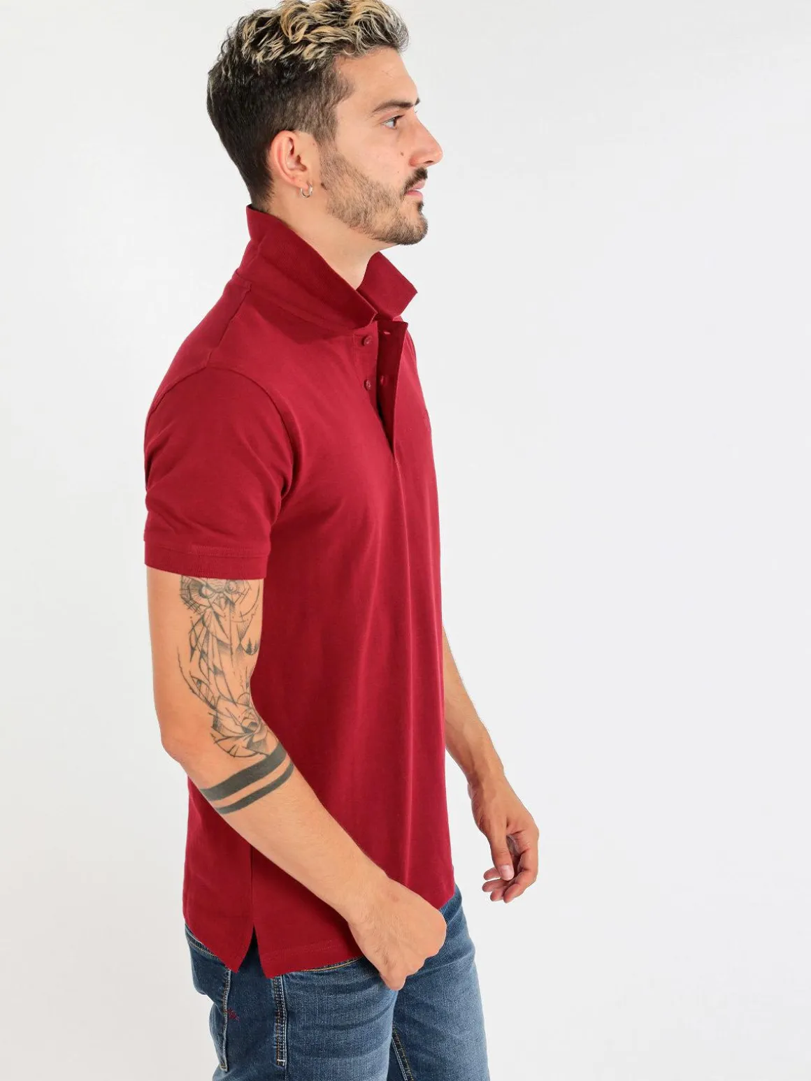 Be Board Polo uomo in cotone manica corta