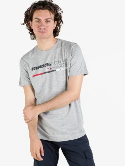 Be Board T-shirt da uomo in cotone con stampa scritta
