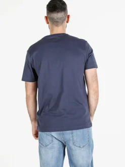 Be Board T-shirt girocollo da uomo in cotone con stampa