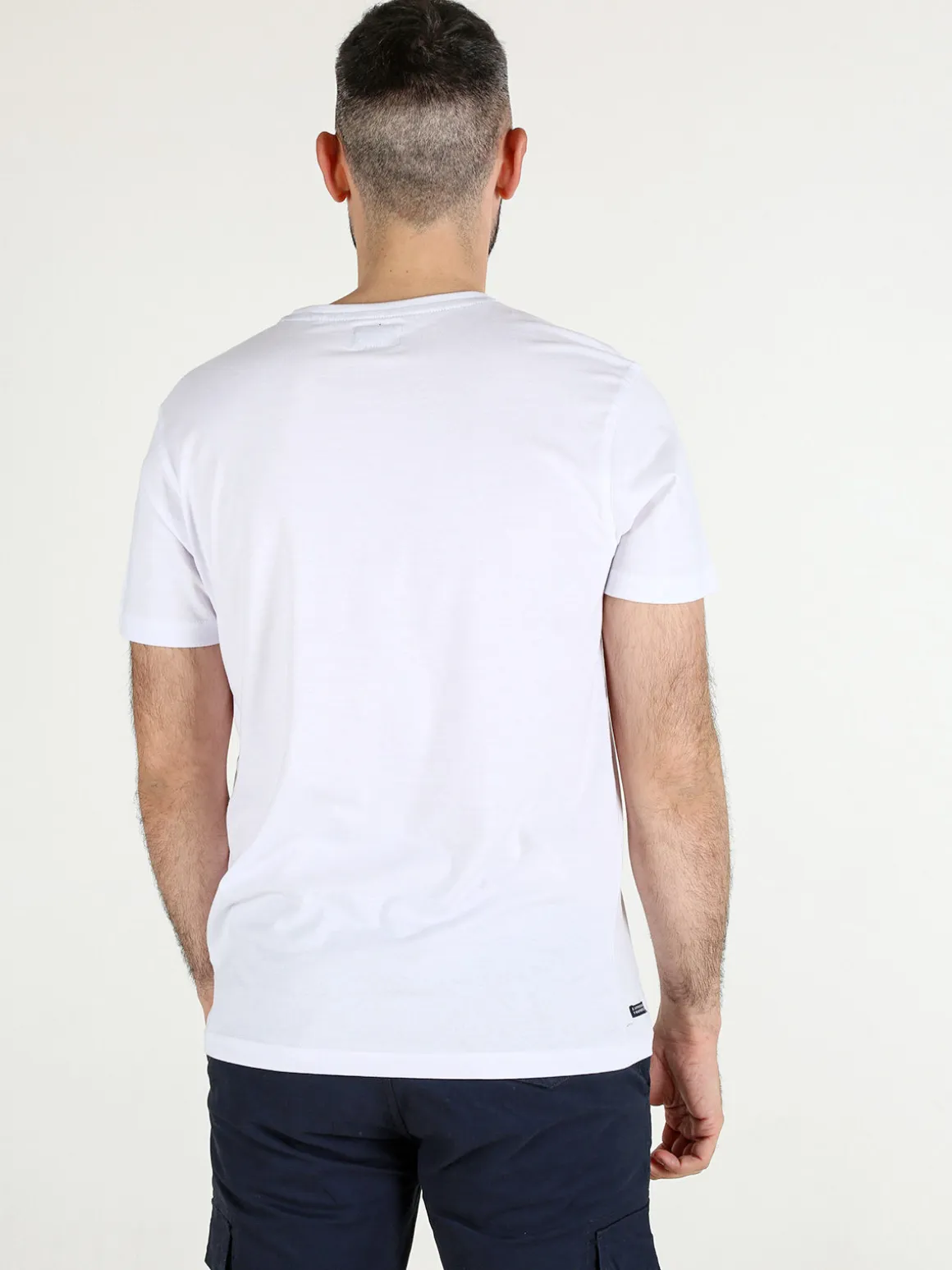 Be Board T-shirt girocollo da uomo in cotone con stampa