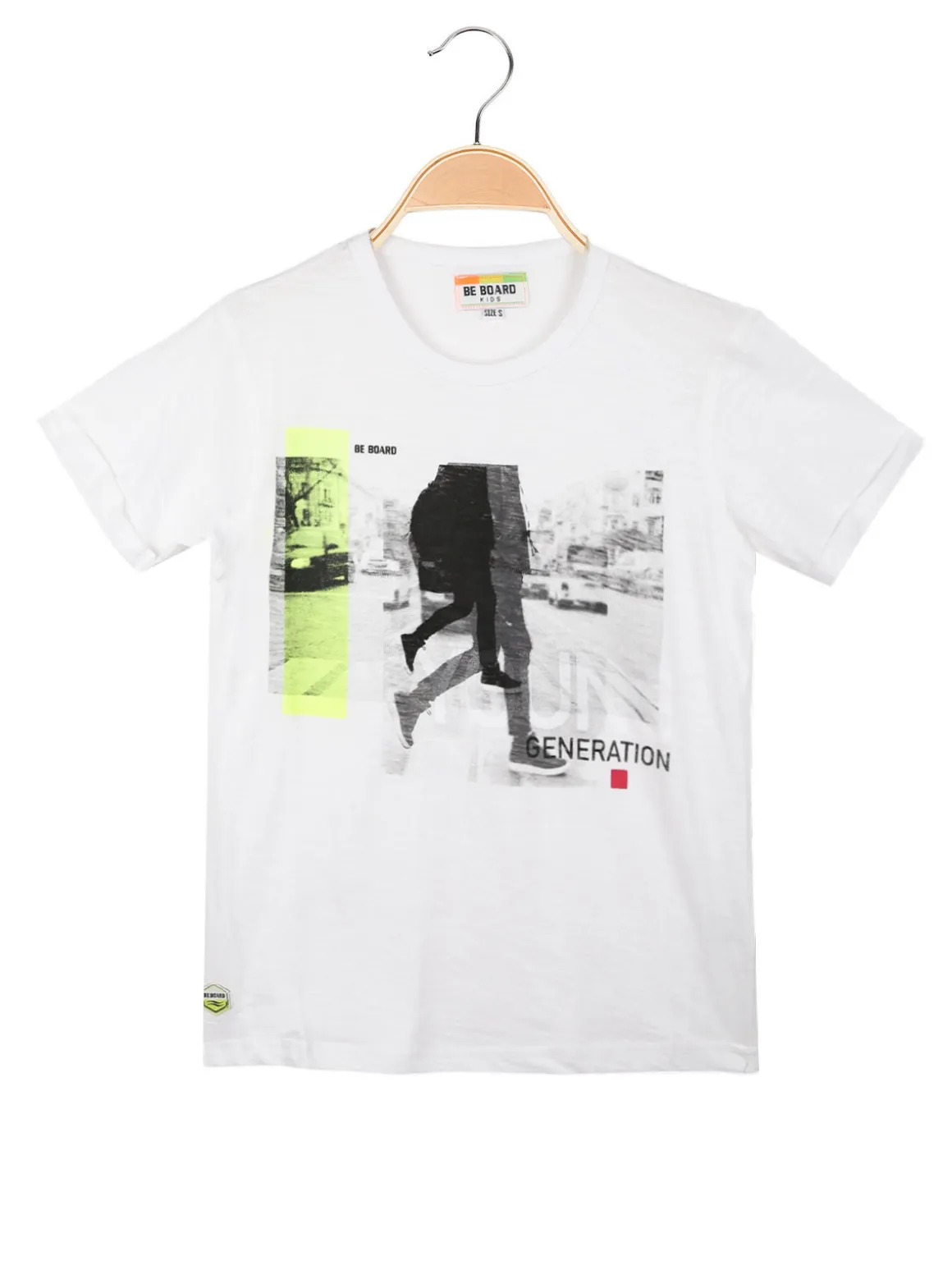 Be Board T-shirt manica corta da ragazzo con stampe