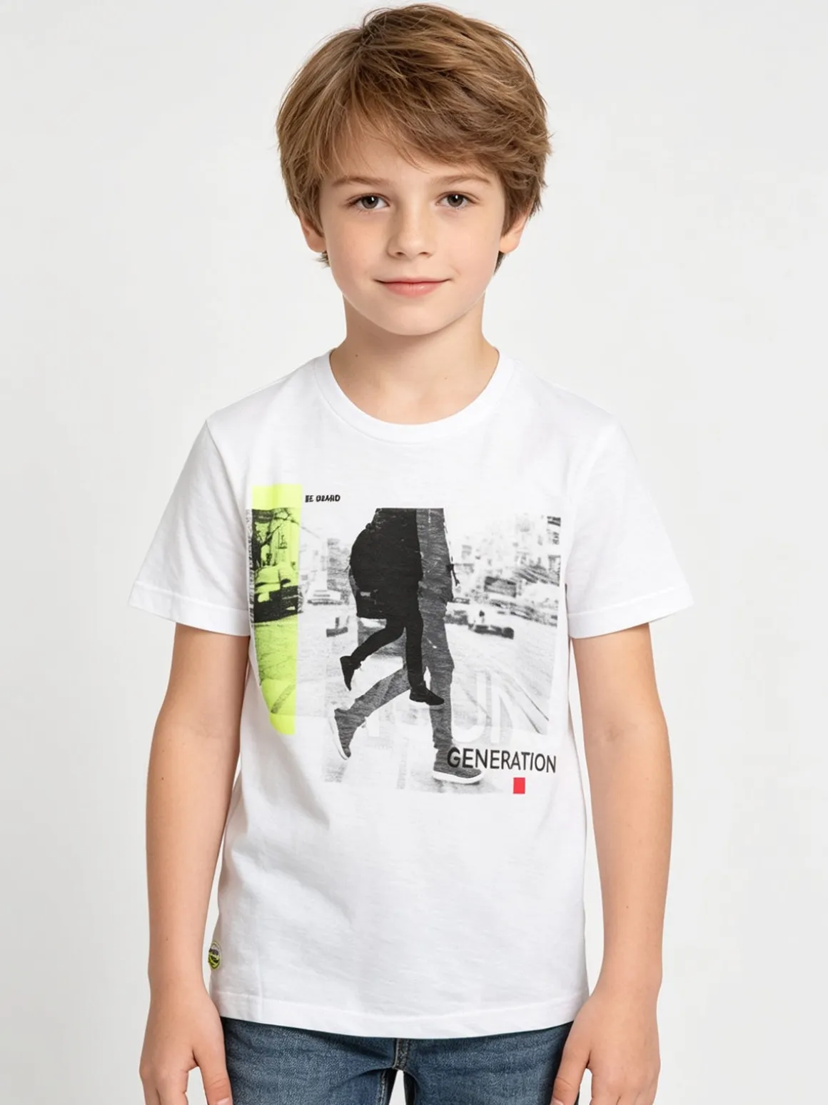 Be Board T-shirt manica corta da ragazzo con stampe