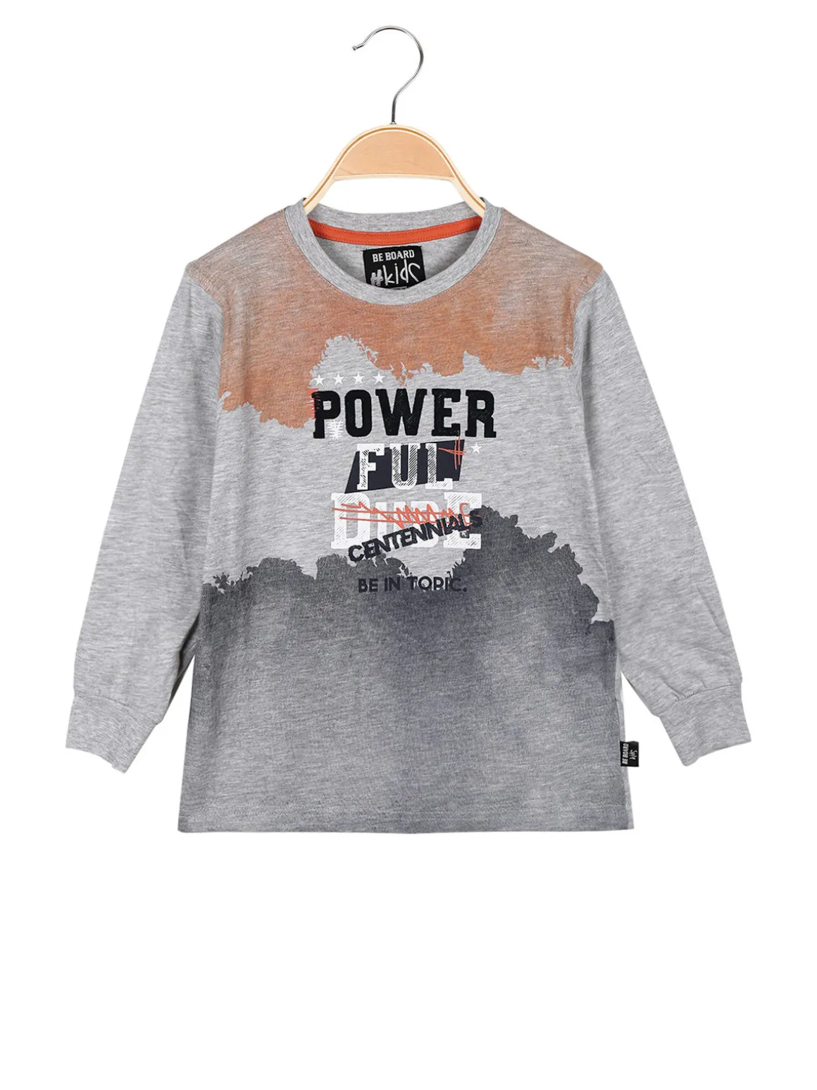 Be Board T-shirt manica lunga da bambino con stampa