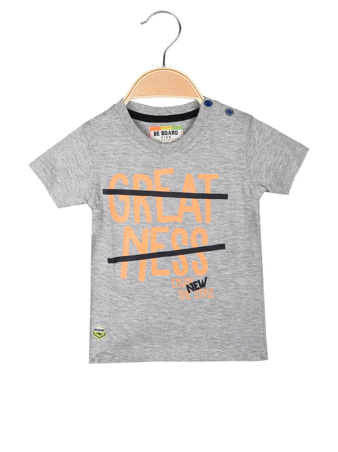 Be Board T-shirt neonato con scritte