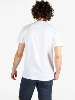 Be Board T-shirt uomo con taschino sul petto e bottoncini sullo scollo
