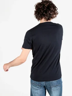 Be Board T-shirt uomo con taschino sul petto e bottoncini sullo scollo