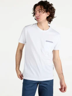 Be Board T-shirt uomo in cotone con taschino sul petto