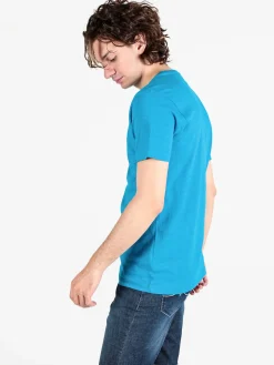 Be Board T-shirt uomo in cotone con stampa scrtita