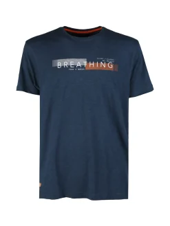 Be Board T-shirt uomo in cotone con stampa scrtita