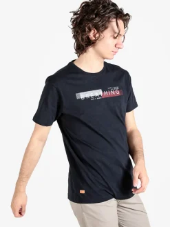 Be Board T-shirt uomo in cotone con stampa scrtita