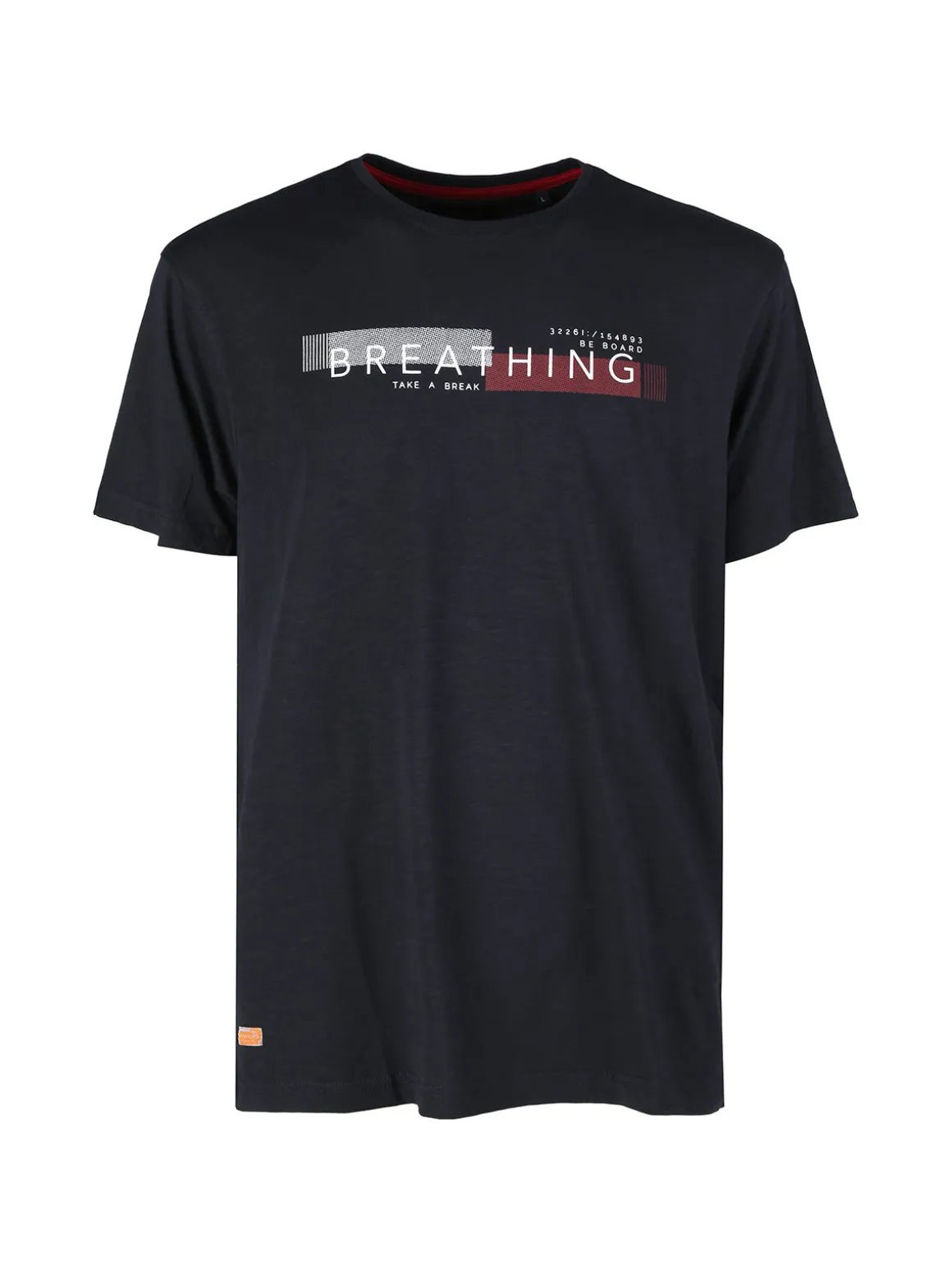 Be Board T-shirt uomo in cotone con stampa scrtita