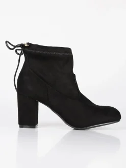 Be Gold Tronchetto donna scamosciato con tacco