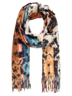Bella Accessori Sciarpa colorata da donna con frange