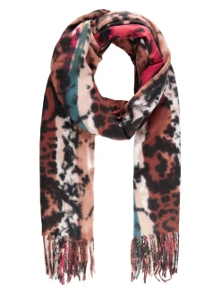 Bella Accessori Sciarpa colorata da donna con frange