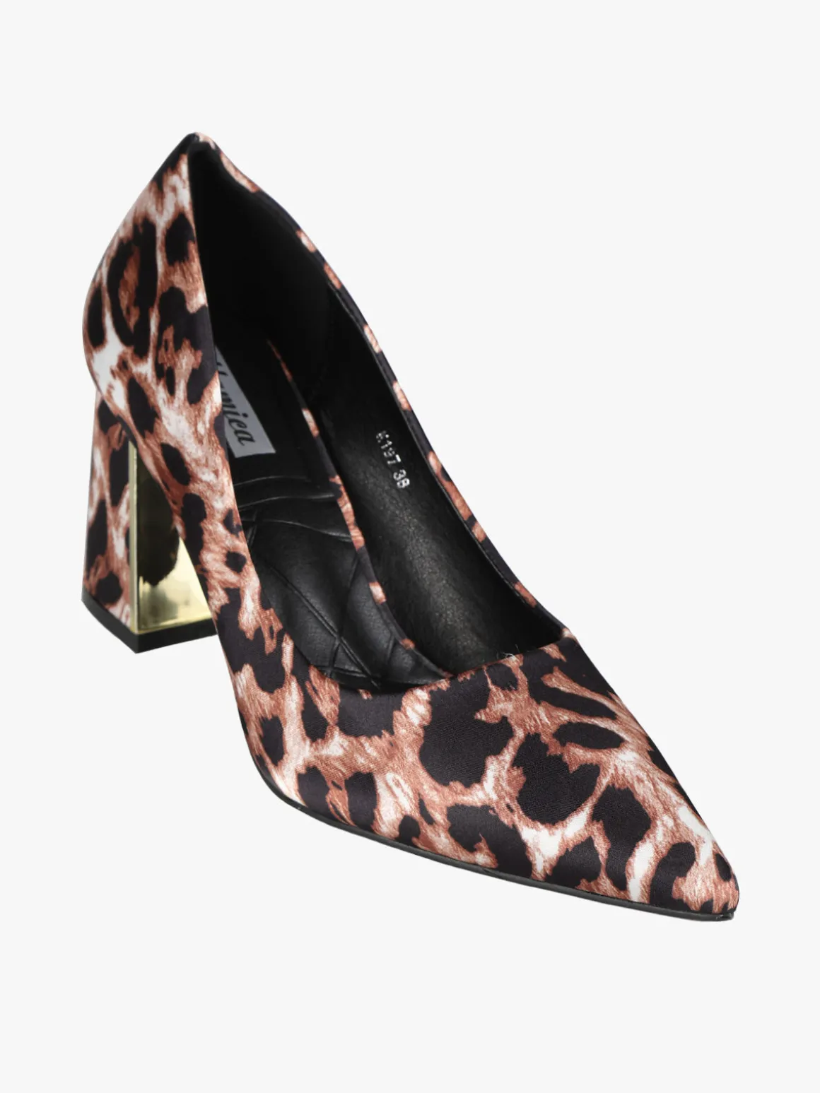 Bellamica Decolletè animalier donna con tacco
