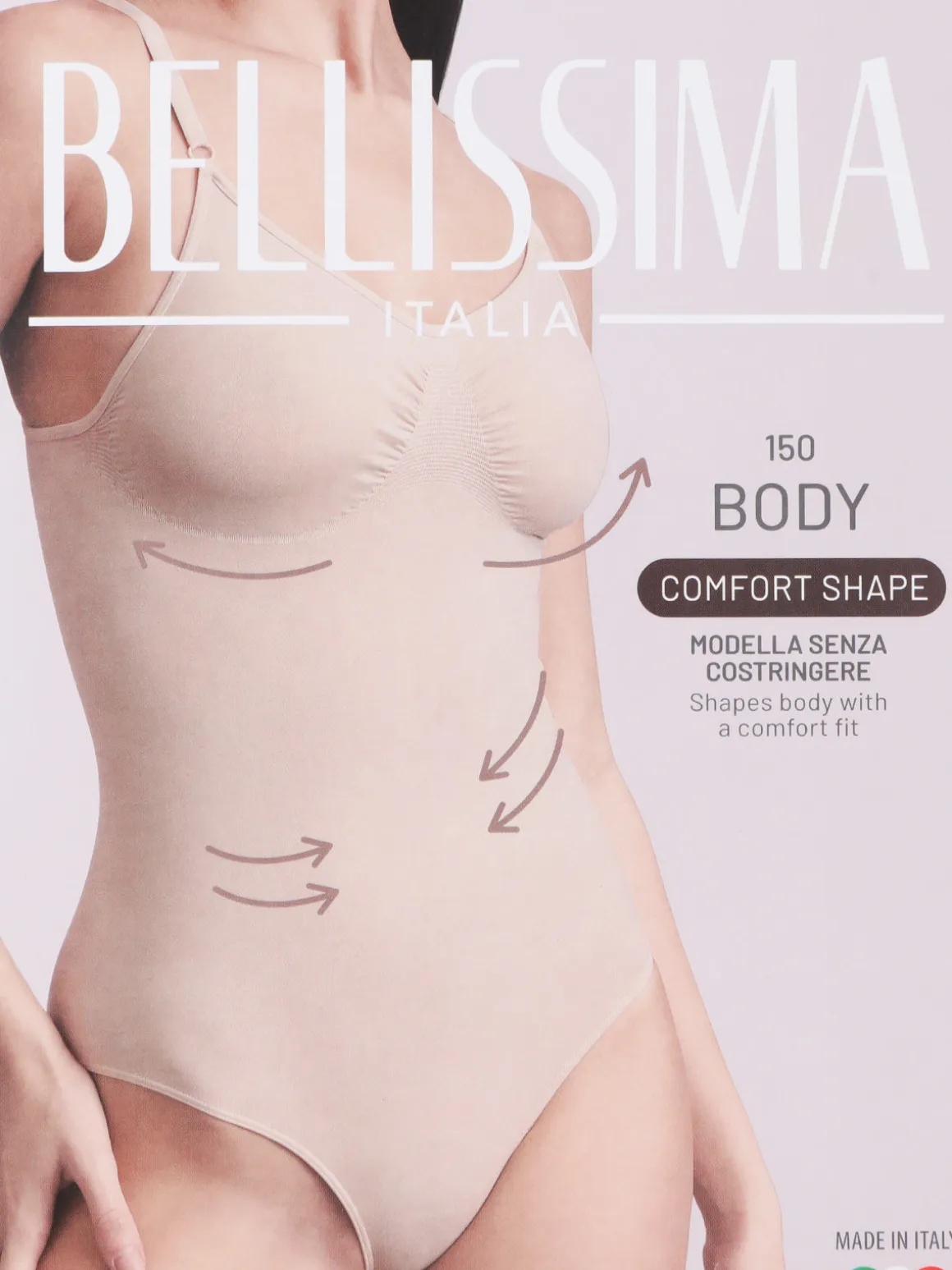 Bellissima Body donna contenitivo in microfibra